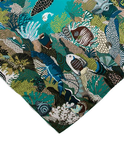 hermes under the waves scarves